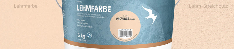 Peinture d'argile CL127 provence gelblich 5KG seau