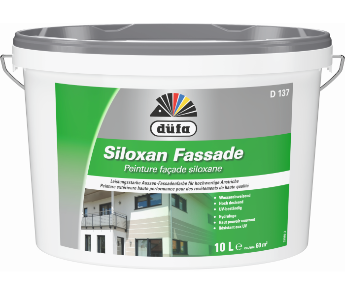 Düfa mix D137 siloxan fassade blanc - 10L