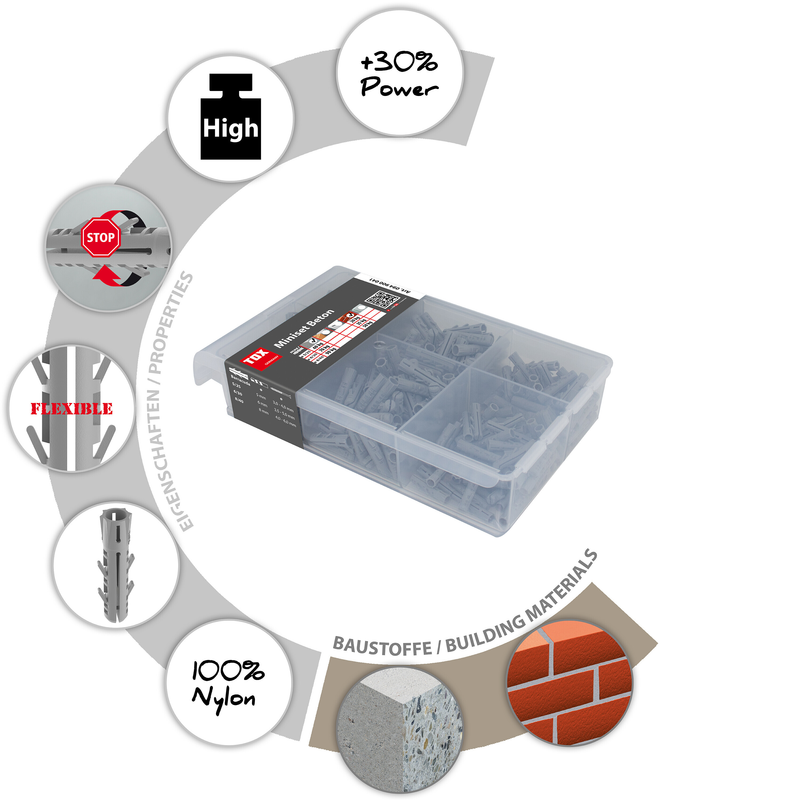TOX Miniset Beton (245 pc)