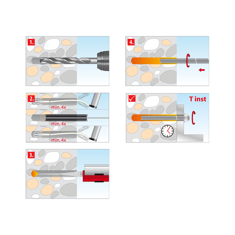 TOX Stix-VZ – tige filetée