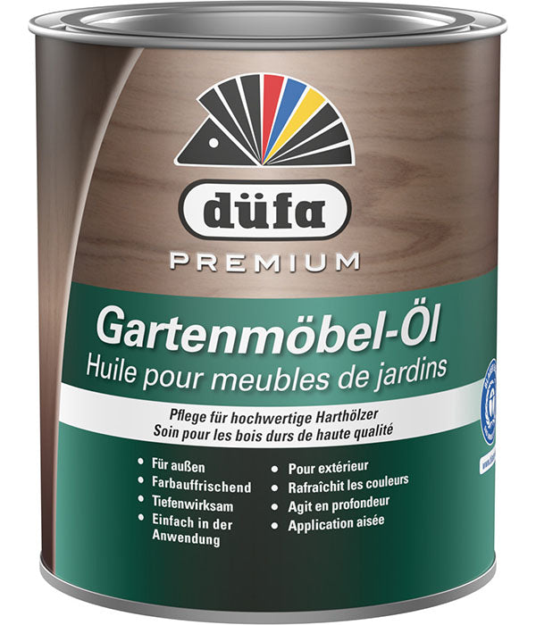 Düfa premium huile pour meubles de jardins 750ML