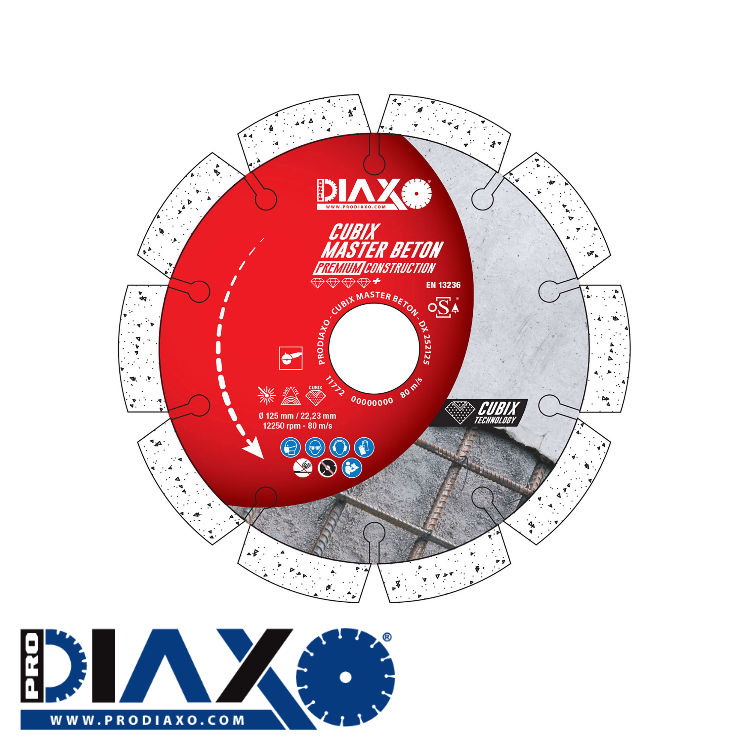 PRODIAXO CUBIX MASTER BETON – PREMIUM Construction