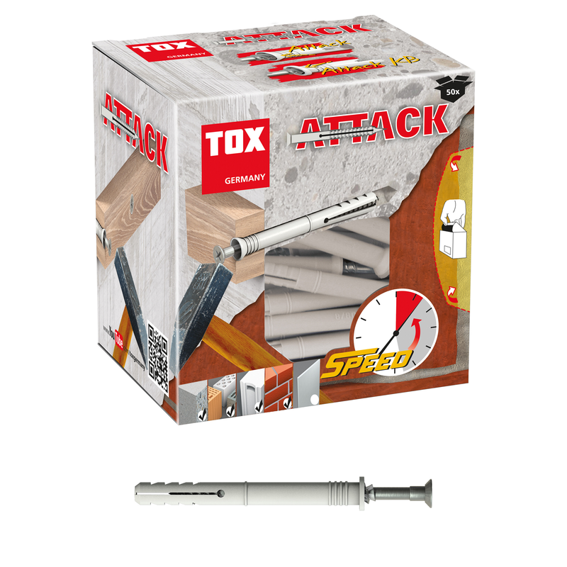 TOX Attack KB 6/50 (50 pc) – chevilles à clou