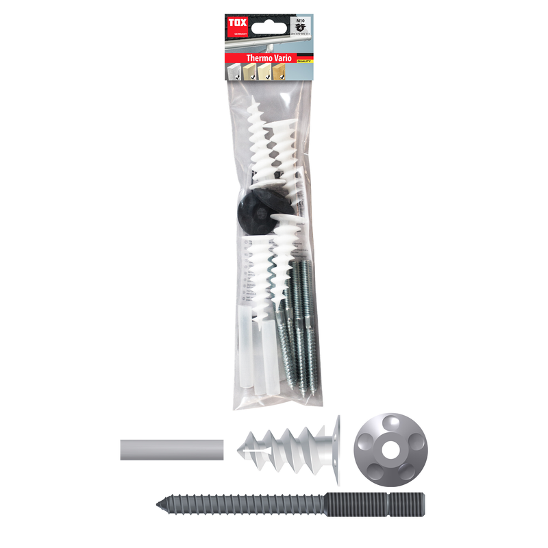 Fixation de conduite de descente thermo vario (4 pc)