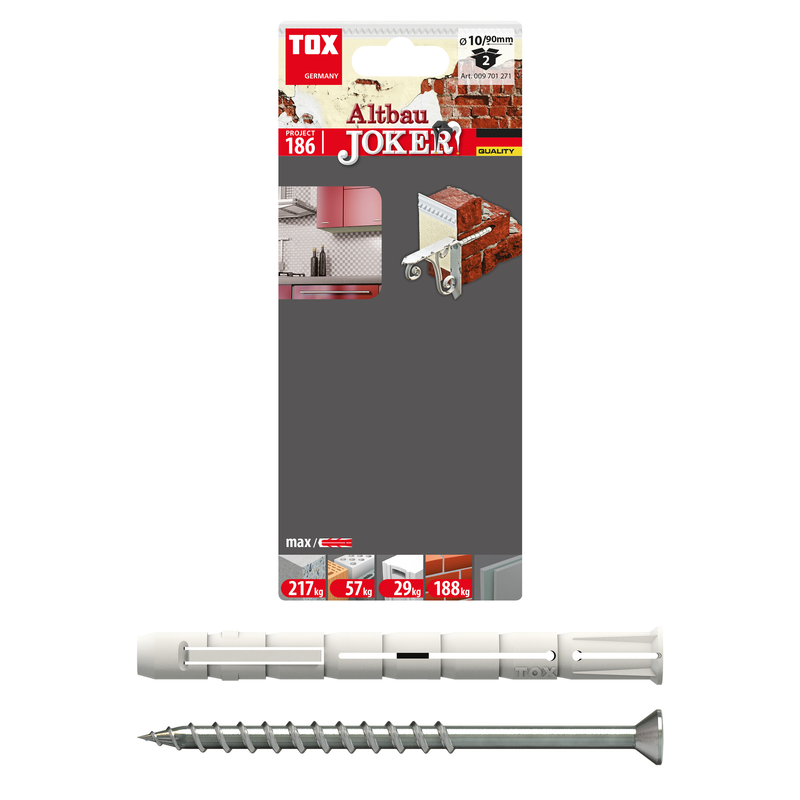 TOX Altbaujoker 10/90 (2 pc) – chevilles à expansion à usage général
