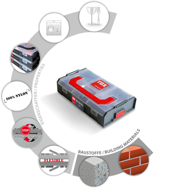 TOX L-Boxx Mini Béton (296 pc)