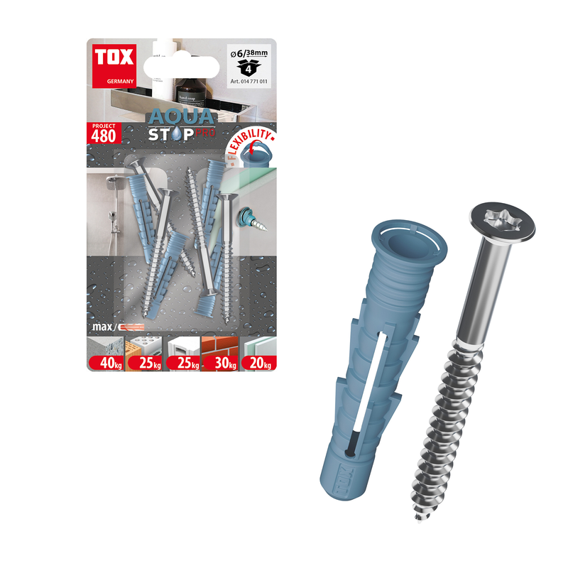 Aqua stop pro 6 x 38 + s (4 pc.)