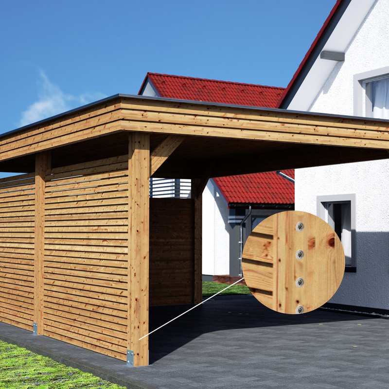 Vis à bois zinguée bleue timbr 4,0 x 40 sk (500 pc)