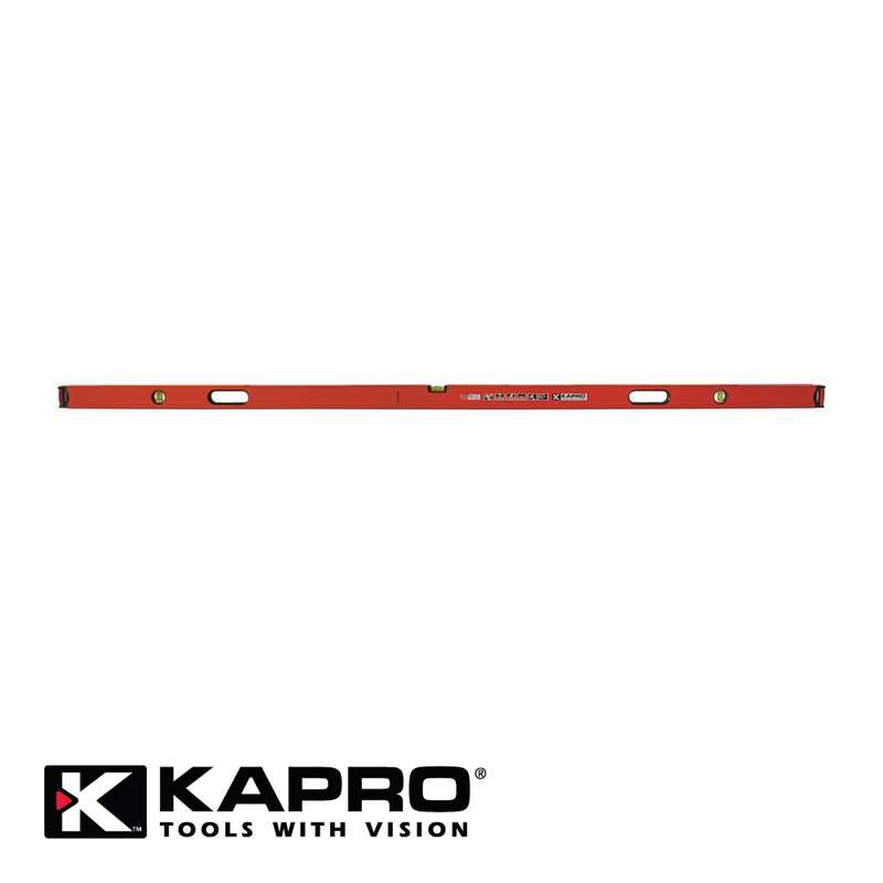 APOLLO 985XL / MAGNETIQUE - Niveau Pro, 2 poignées - 200 cm - rouge