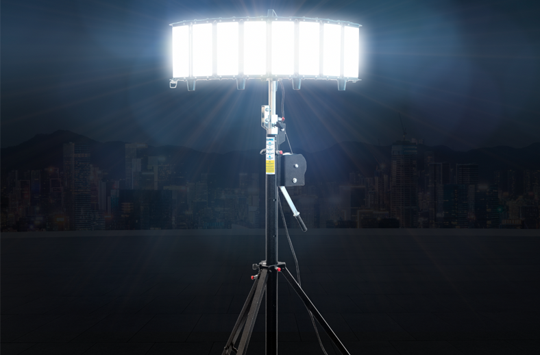 LED projecteur HP-360° / 400W / 180°-360° / 10 m H07RN-F / IP68 / 6500K