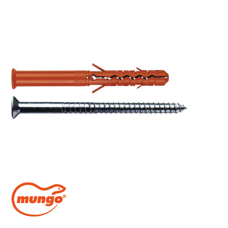 MBR-ST cheville de façade 8x80 mm avec vis T30 par 100 pcs. / prix par boîtte.