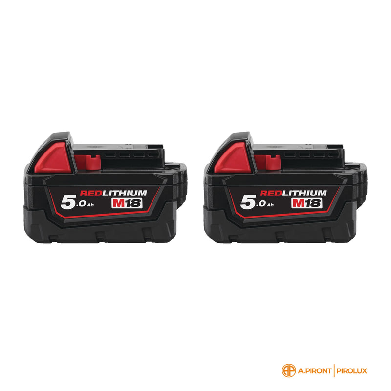 M18™ Batterie Red Lithium 5.0 Ah – M18 B5 – contenu de la boîte M18 B52