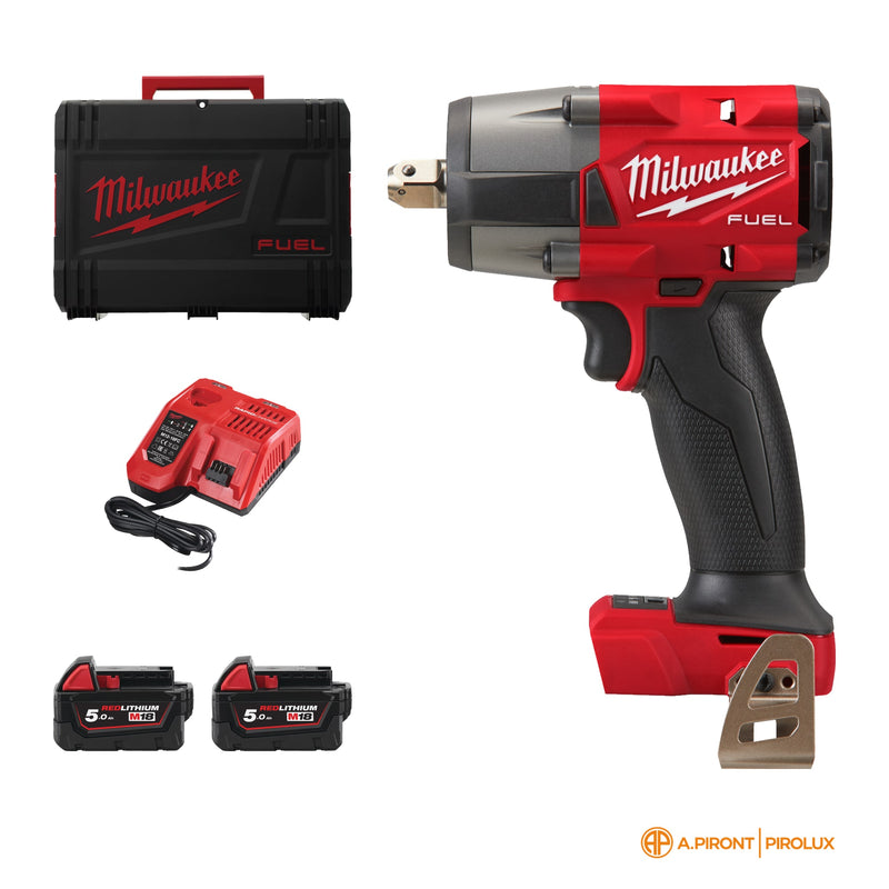M18 FUEL™ Boulonneuse ½″ avec fixation à bille – M18 FMTIW2P12 – contenu de la boîte M18 FMTIW2P12-502X