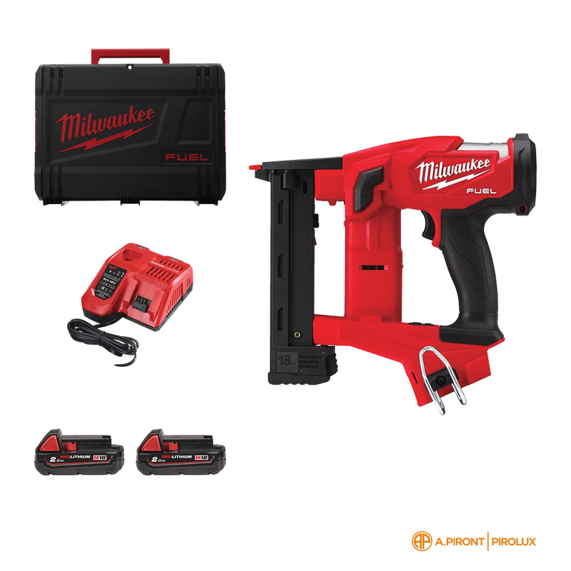 M18 FUEL™ Agrafeuse de finition – M18 FNCS18GS – contenu de la boîte M18 FNCS18GS-202X