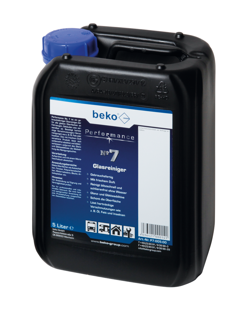 beko Performance No. 7 nettoyant vitres en bidon