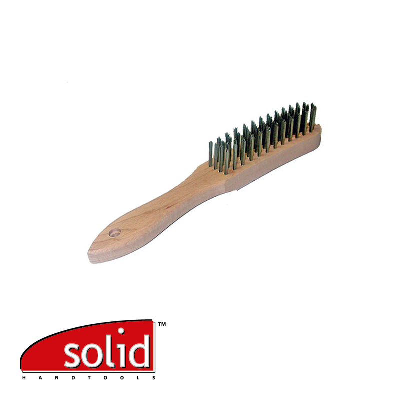 Brosse métallique INOX- 5 rangées