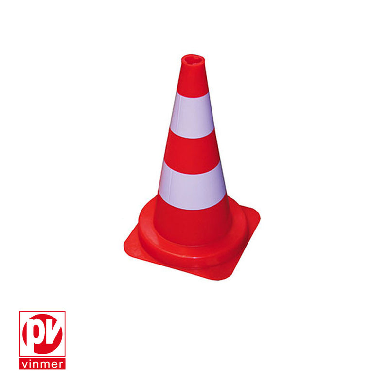 Cône orange fluo – PVC flexible