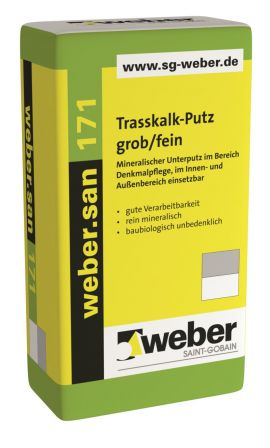 Weber san 171 trass-kalk -putz 30 kg grob