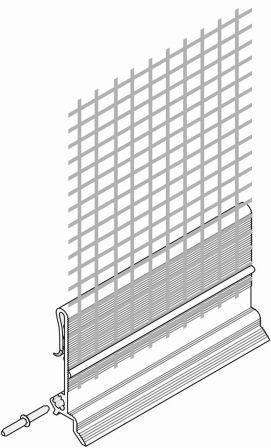 Weber therm gewebeaufsteckprofil W64-2 2,50 m