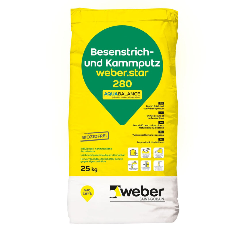 Weber star 280 aqua balance 25 kg blanc standard