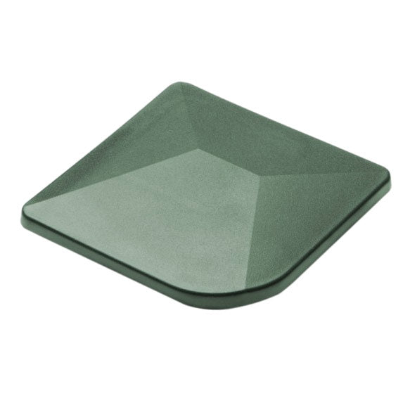Capuchon débordant en plastique pour poteau d'angle